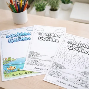 Atividade Gotinhas - Dia Mundial da Água!