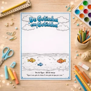 De Gotinha em Gotinha - Atividade Interativa para o Dia da Água